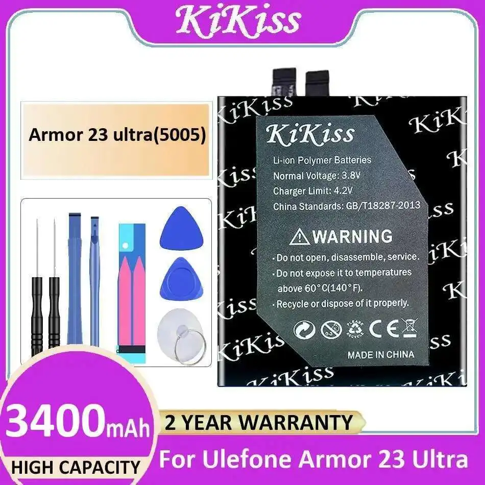 

For Ulefone Armor 23 Ultra 5005 Mobile Phone Battery 3400Mah Safe
