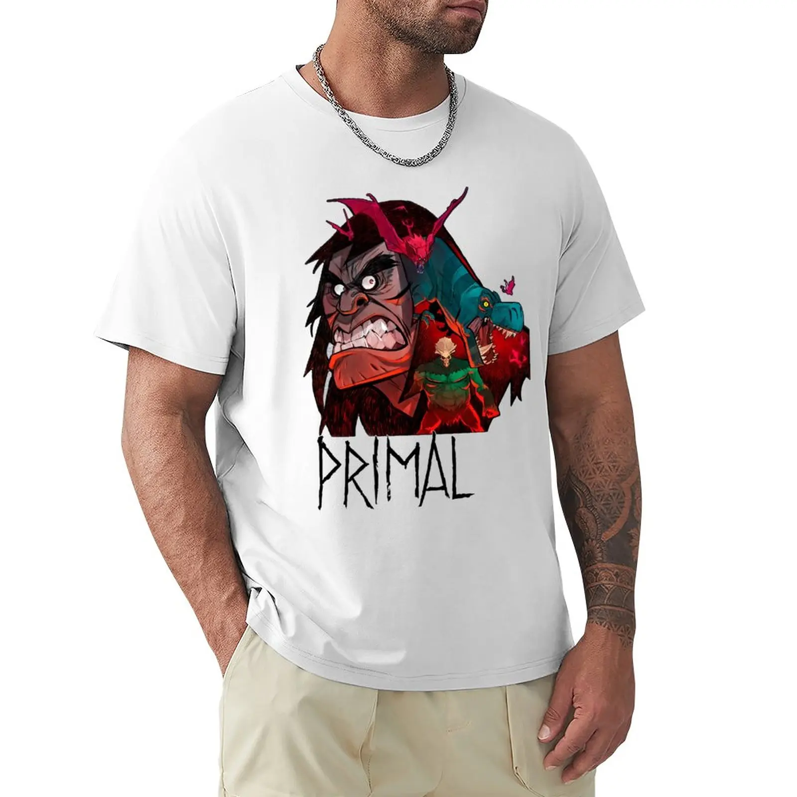 

Genndy Tartakovsky Primal TV Show T-Shirt graphic t shirt shirts graphic tees mens big and tall t shirts