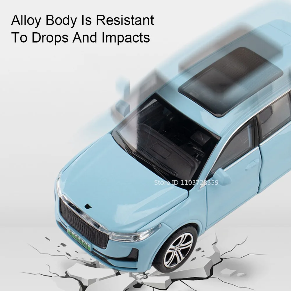 1:32 Toonaangevende Ideaal EEN Speelgoedautomodel Legering Diecast Pull Back Voertuigmodellen Geluid Licht Speelgoed voor Jongens Verjaardagscadeautjes Collectie