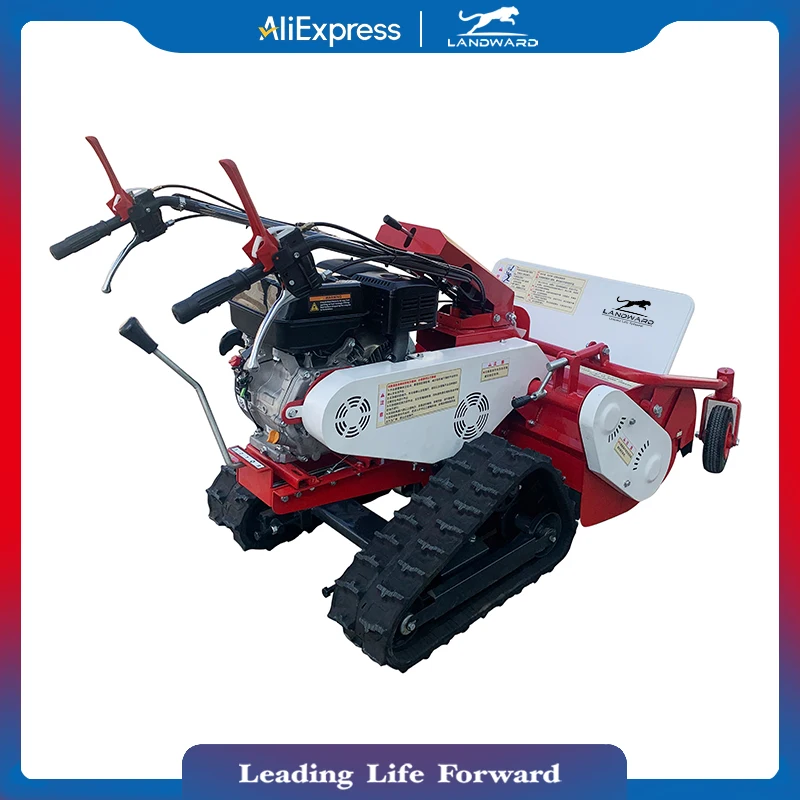 

Agricultural Garden Crawler Intelligent Remote Control Lawn Mower Robot 800mm Customized Forestry Grass Cutting Snow Shovel Pric