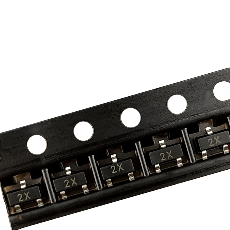 (100pcs) MMBT4401 SOT-23 SMD NPN Signal Transistor Triode (Marking 2X)