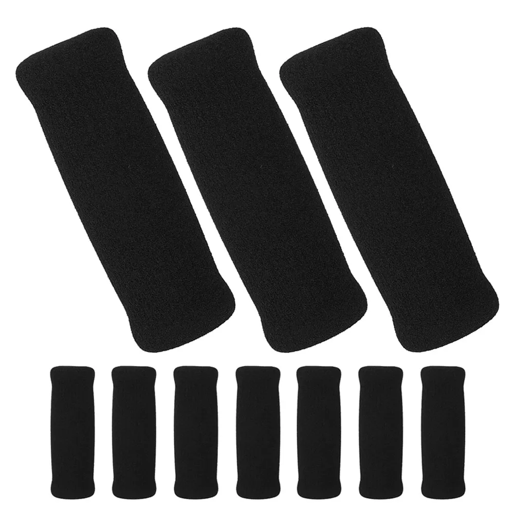 

10 шт. Нескользящие утолщенные поролоновые ручки для тростей и костылей для пожилых людей, сменные аксессуары для тростей