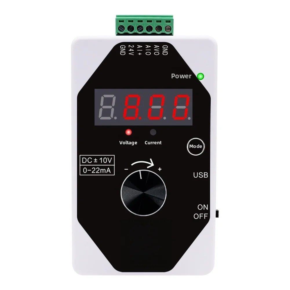 Signal Generator with Dual Digital Readout for Simultaneous Voltage and Current Monitoring in R&D Environments