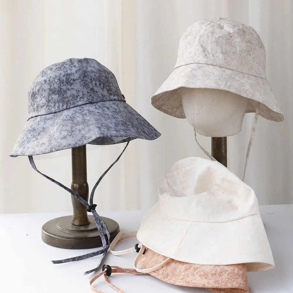 New Fisherman Hat Vintage Denim Bucket Hats Outdoor Men Women Washed Cotton Panama Hat Fashion Hip Hop Gorros Bob Hat