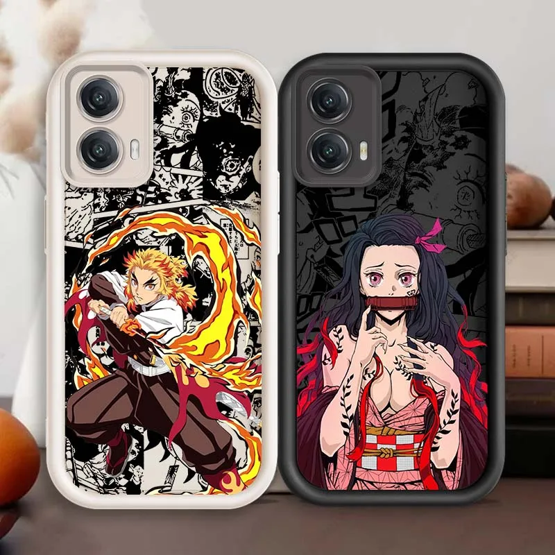 

Demon Slayer Japan Anime For Motorola G85 Edge 50 60 G54 G35 E14 G04 G34 G Stylus G54 G13 G32 G14 5G Eye Ladder