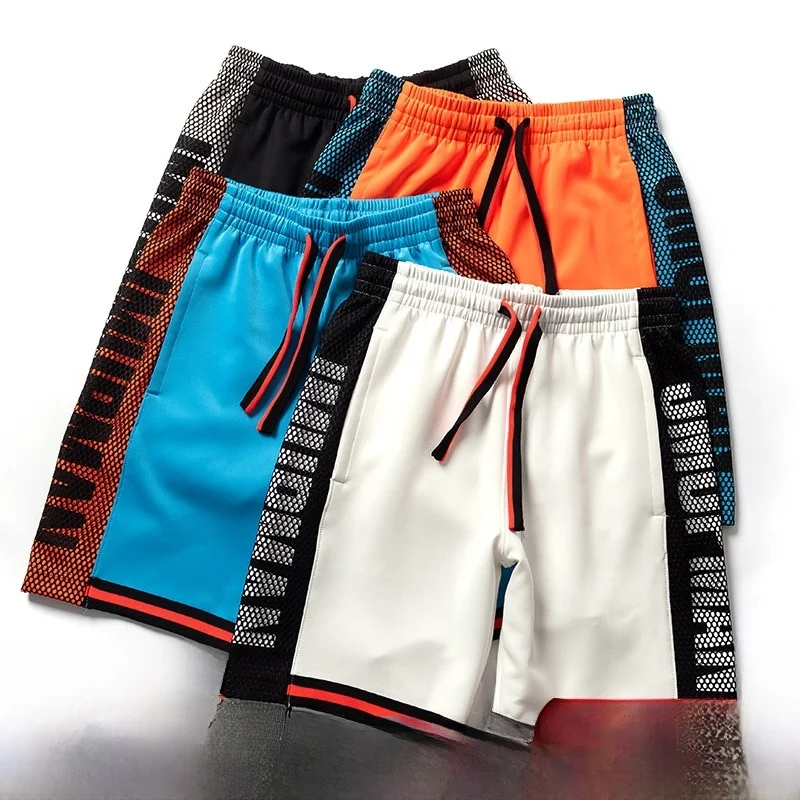Fashionable Men's Running Shorts Quick Dry Fitness Basketball Pants Casual Loose Fit Summer Sportswear Urban Style Shorts
