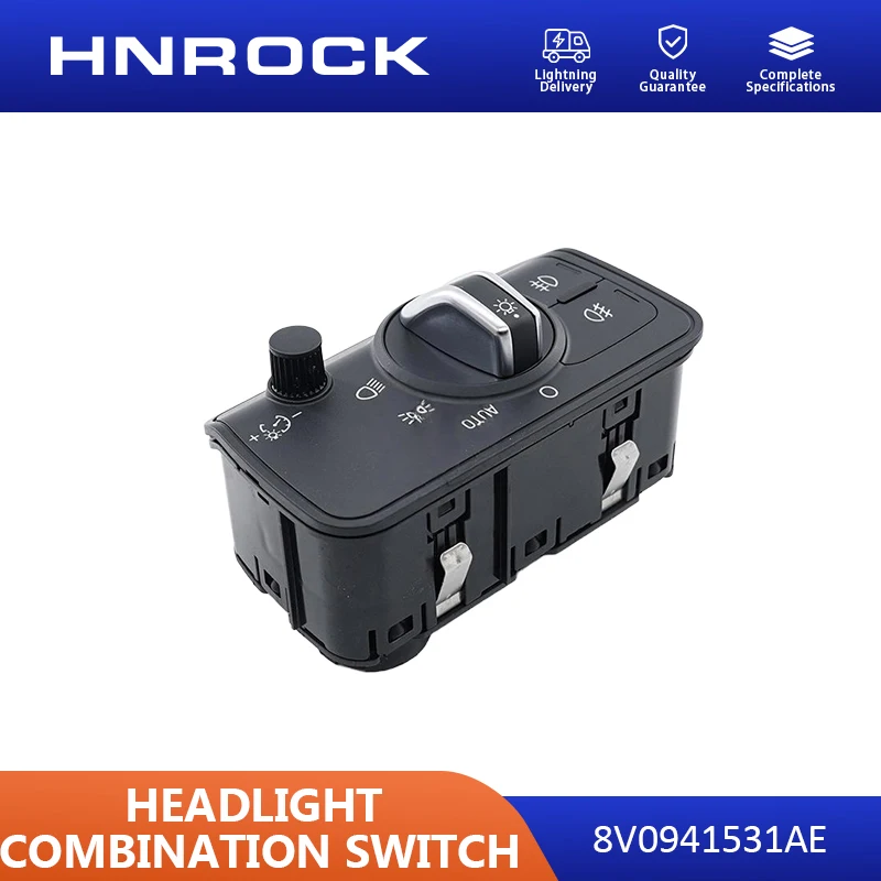 NEW HNROCK 8V0941531AE is suitable for the 2016 Volkswagen Audi A3 headlight switch control switch