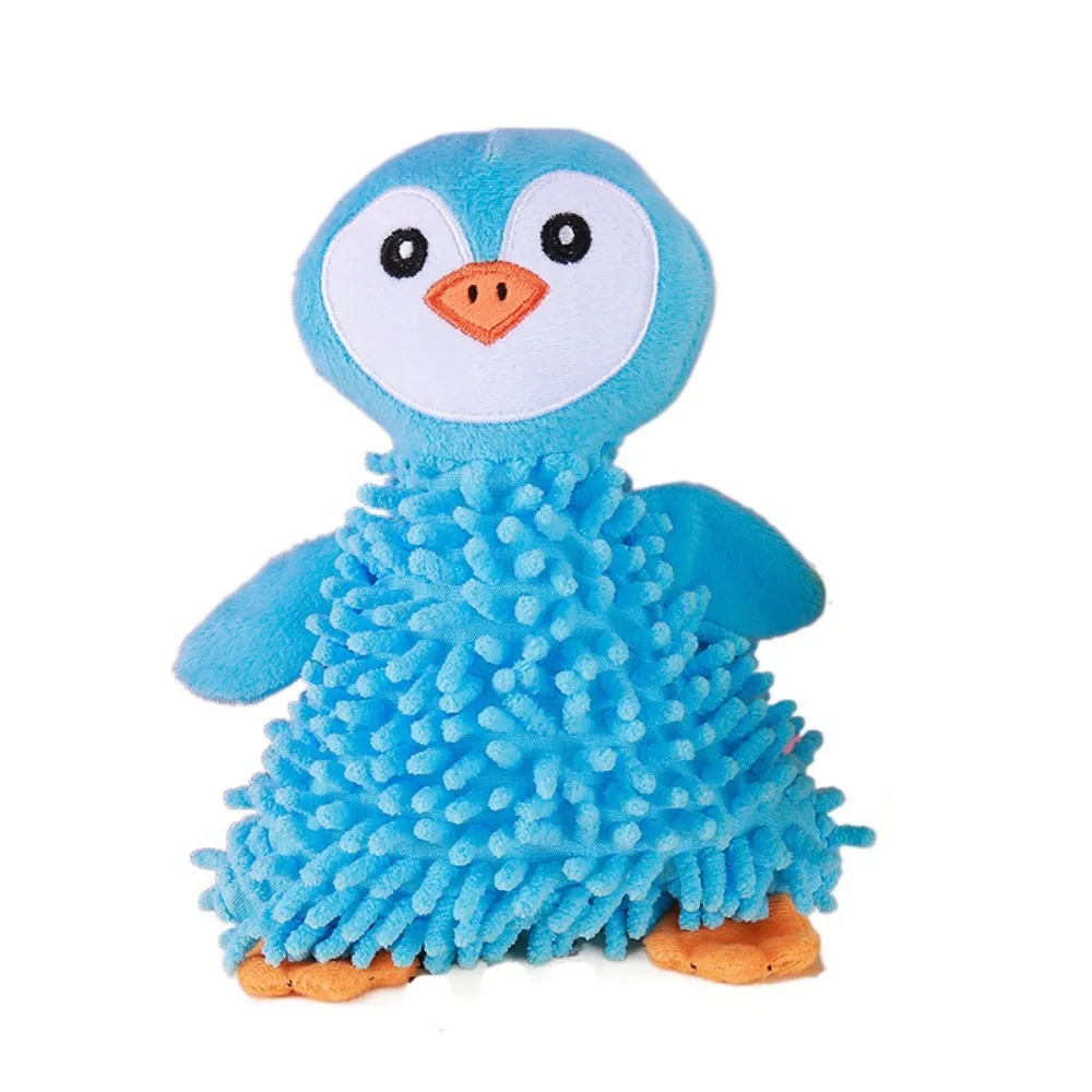 

Funny Bite Resistant Dog Teeth Grinding Toy Soft Interactive Noise Making Toy Polyester Chew Toy Dental Care