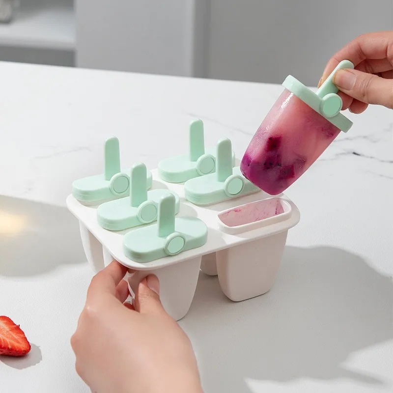 

Ice Cream Mold Food Grade PP Frozen Ice Cubes Children's Homemade Cream Popsicles Household Fun Ice Making Tools