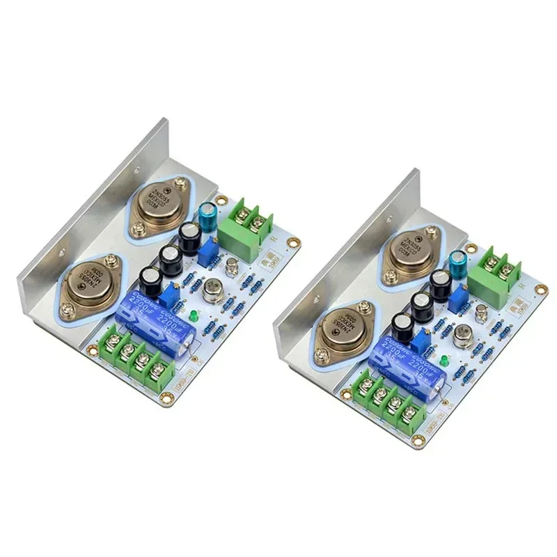 2PCS JLH 1969 Class A audio hifi power Amplifier Board MOT/2N3055 PCB Assembled and diy kit board