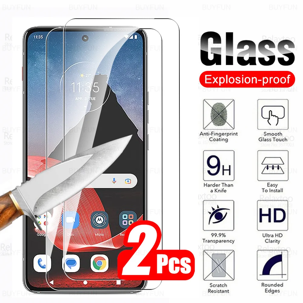 For Motorola ThinkPhone 5G Glass 2Pcs Tempered Glass Moto Rola Think Phone MotorolaThinkPhone 6.6'' 2023 Safety Screen Protector