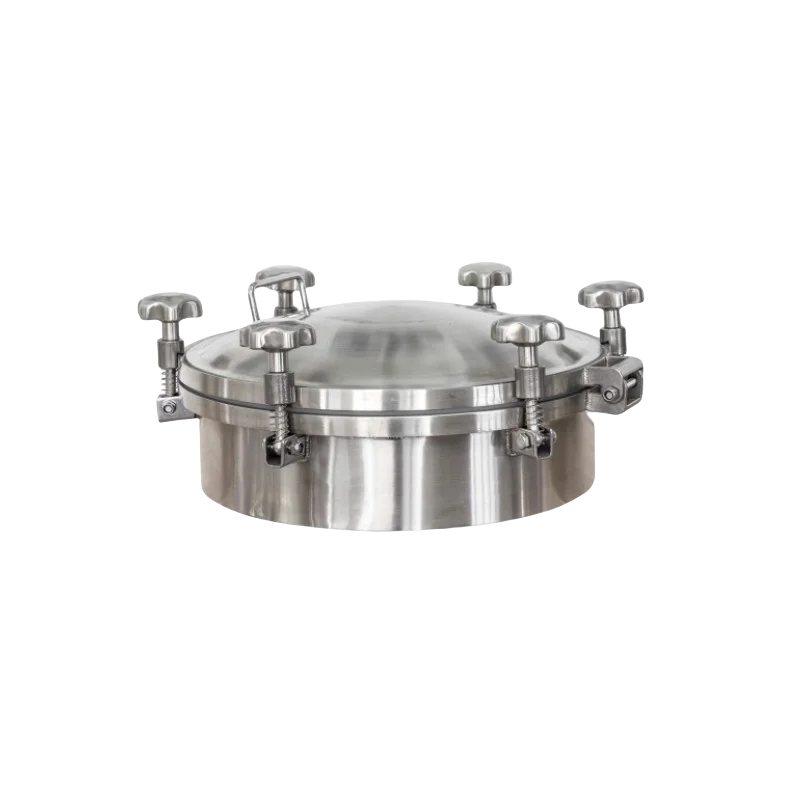 Oval Type Manhole Cover 304 316 Stainless Steel Sanitary Standard Pressure Fabrication Services Sanying SYMC OEM/ODM CNC Service