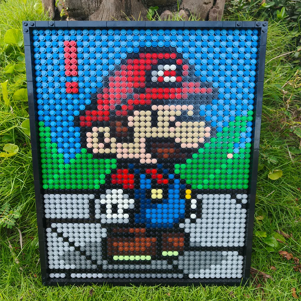 

2000 шт. MOC бумага итальянский сантехник фоторамка строительные блоки игрушки DIY образовательный подарок праздничные подарки украшение рабочего стола