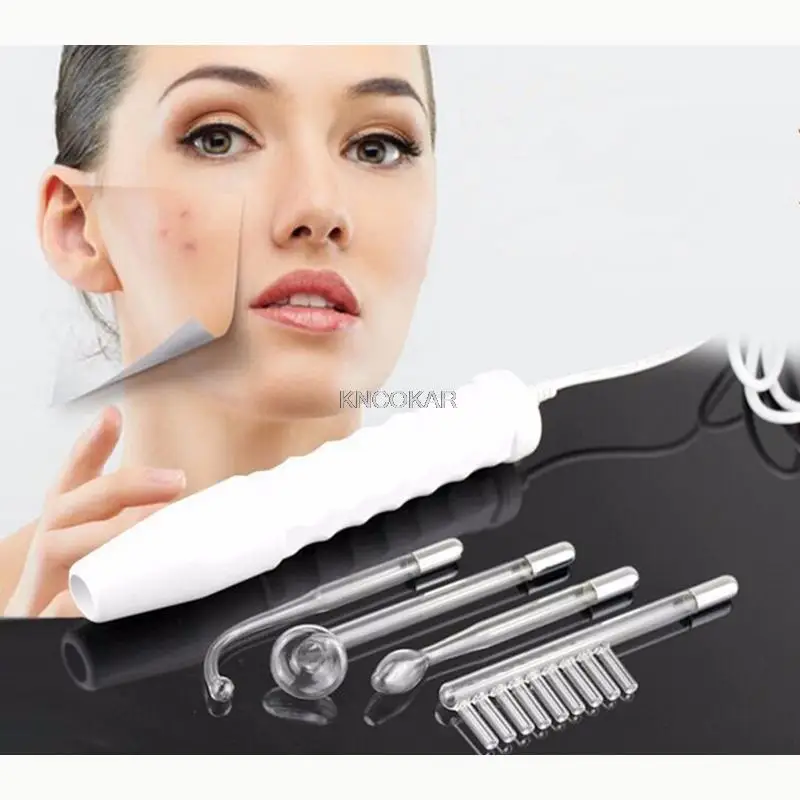 New high quality portable high frequency facial massager facial skin care package massager high cycle electrotherapy apparatus.