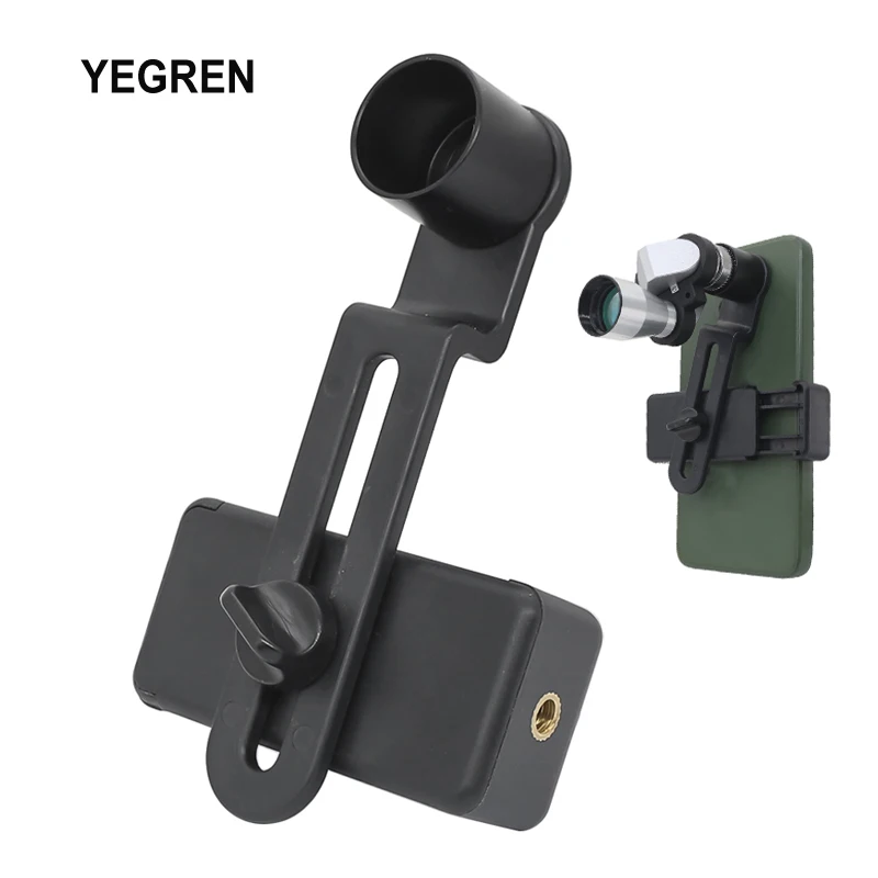 

Mounting Diameter 22mm Mobile Phone Clip Portable MINI Monocular Telescope Cell Phone Holder Mount Adapter