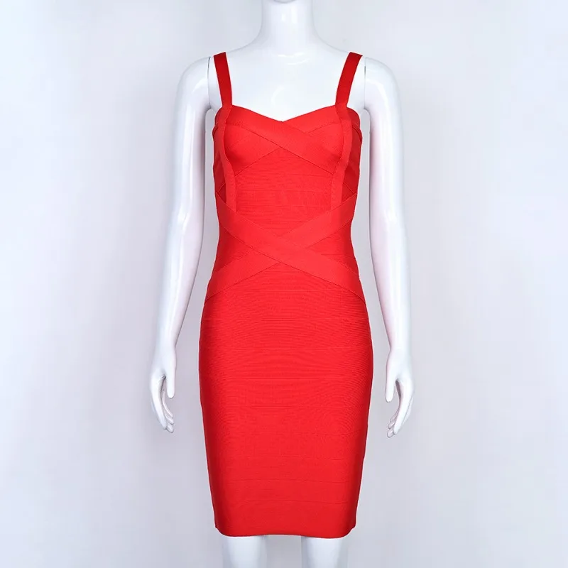 包帯ミニドレスセクシーなスパゲッティストラップ背中の開いたジッパースリムボディコンクラブパーティーローブクラシック Vestidos 女性固体ストリート