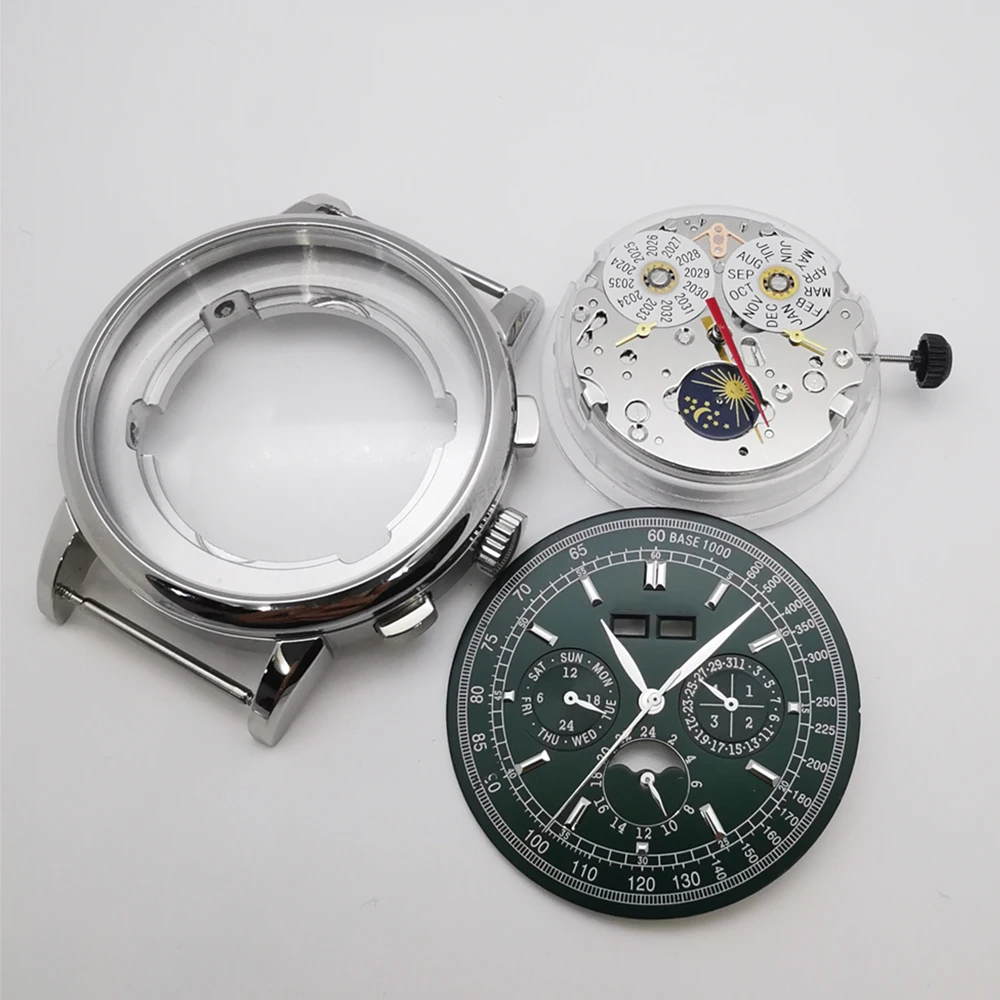 42mm Uhrenzubehör Edelstahl-Uhrengehäuse+Zifferblatt+Zeiger+ST1655 Uhrwerk – Detail 4