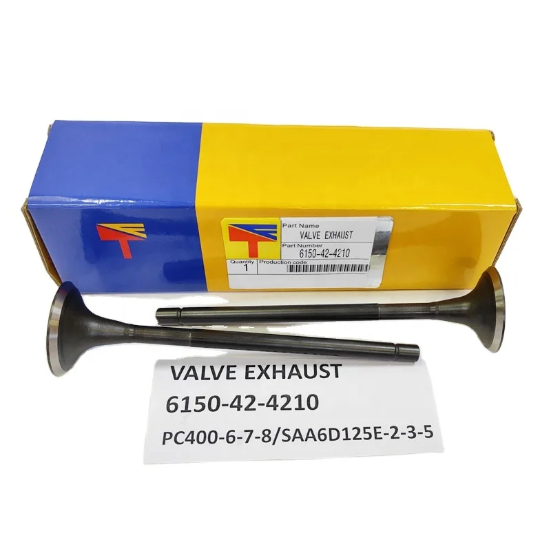 

Engine Parts VALVE EXHAUST 6150-42-4210 for Engine PC400-6-7-8 SAA6D125E-2-3-5