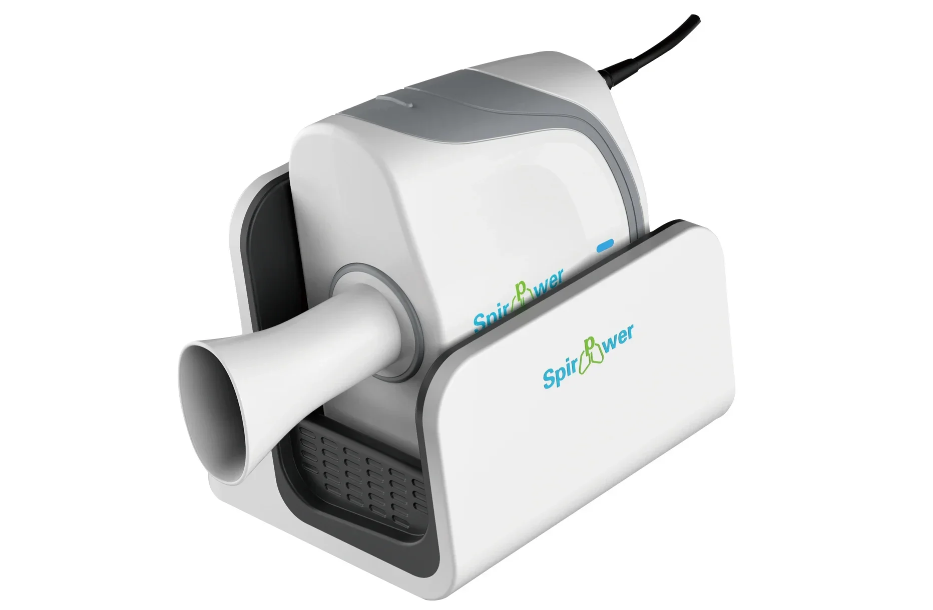 Pequeño dispositivo ultrasónico portátil y de prueba de salud pulmonar SpiroPower Q