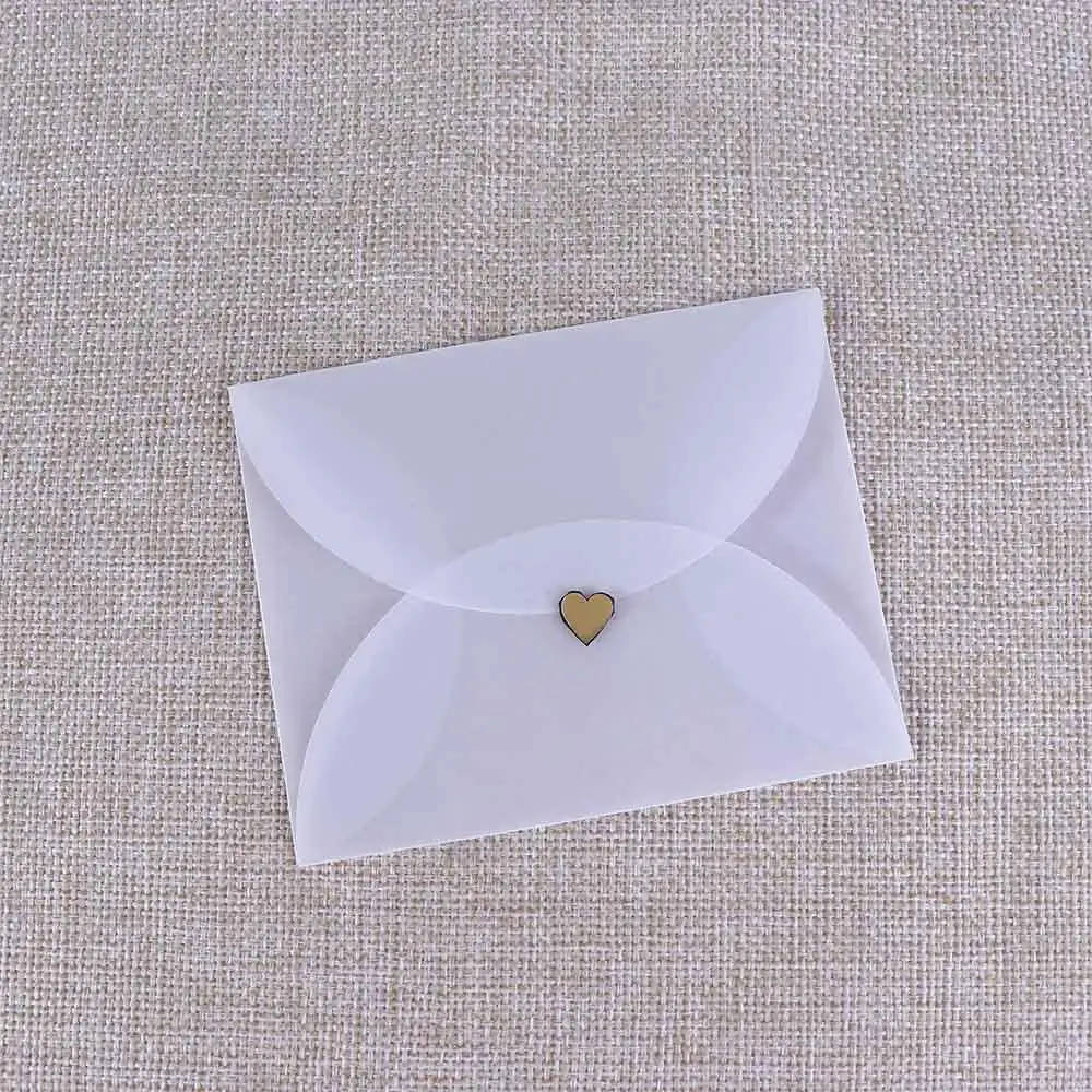 Stationary Gift Packing Postcard For Card White Vintage Semi-transparent Paper Envelopes For DIY Sulfuric Acid Paper Envelopes