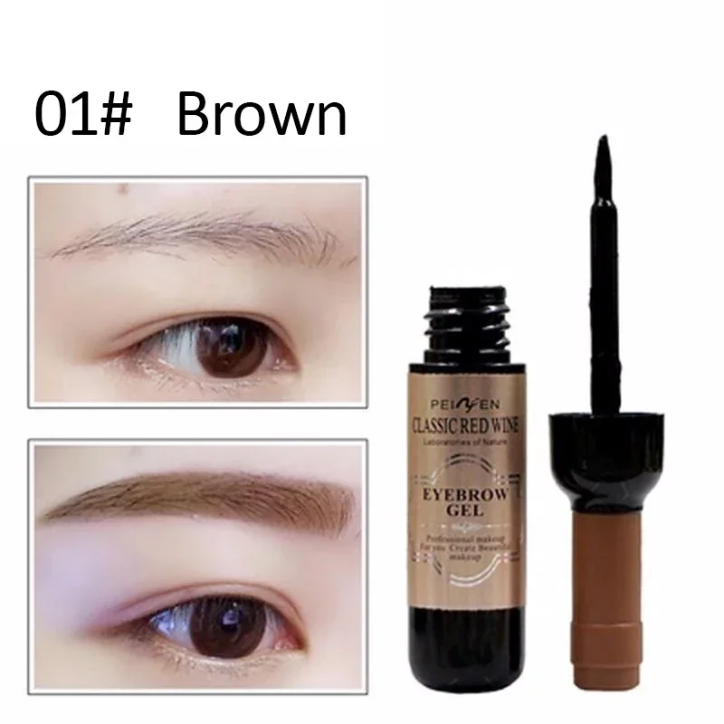 1 pièces décoller le maquillage des yeux permanente sourcils tatouage teinte longue durée imperméable colorant sourcil Gel crème maquillage cosmétique en gros