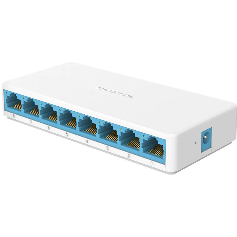 5/8Port Gigabit Ethernet 10/100/1000M Switch Home Network Hub, Office Ethernet Splitter, Plug-and-Play, Silent Operation