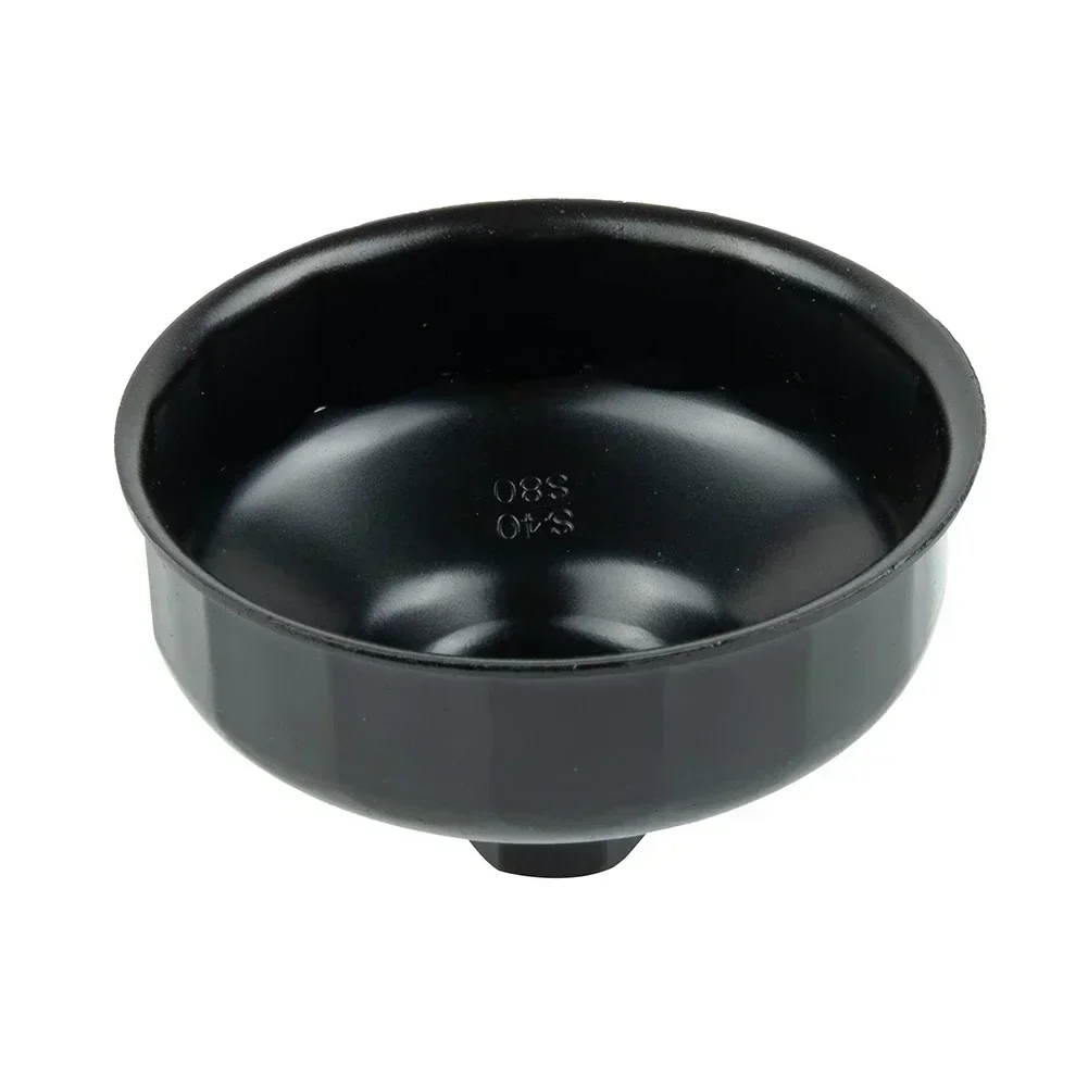 

86mm 16 Flute Oil Filter Wrench Housing Cap Remover Tools For BMW For Volvo Engines Parts Filter Wrench Cover Black Cap