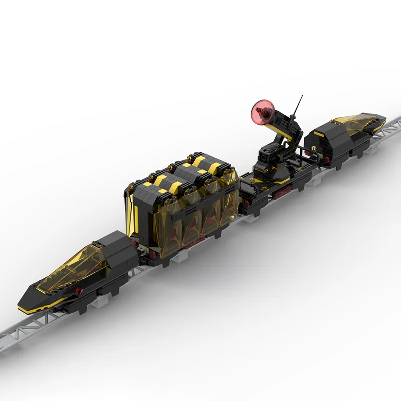 568 pz MOC Spazio Blacktron I Monorail Modello Building block Costruzione regali Di Natale FAI DA TE idea creativa giocattoli Educazione Mattoni