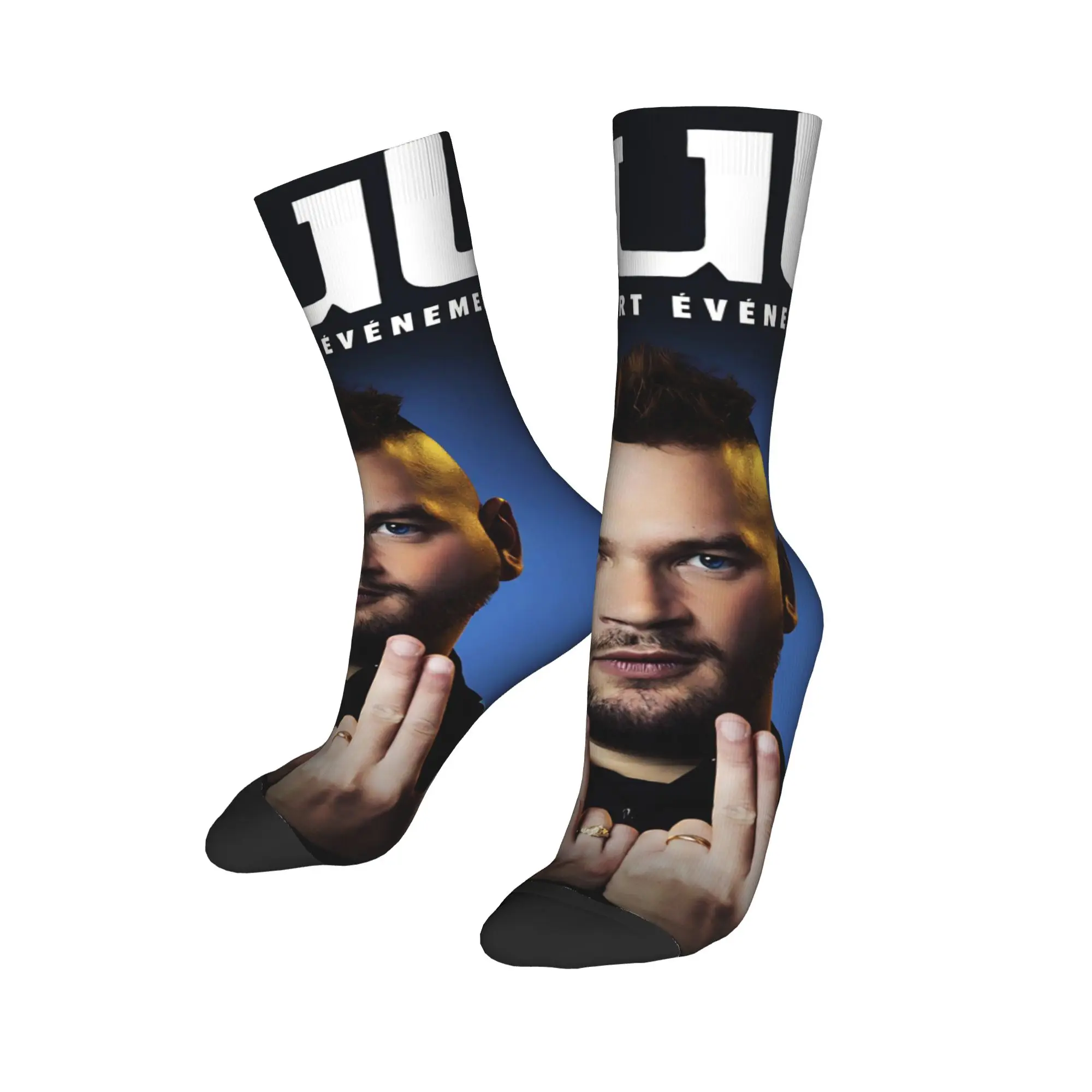 Unisex Men Socks Rapper Music JUL  Stockings Anti-Slip Soft Socks Autumn Trendy Graphic Skateboard Socks