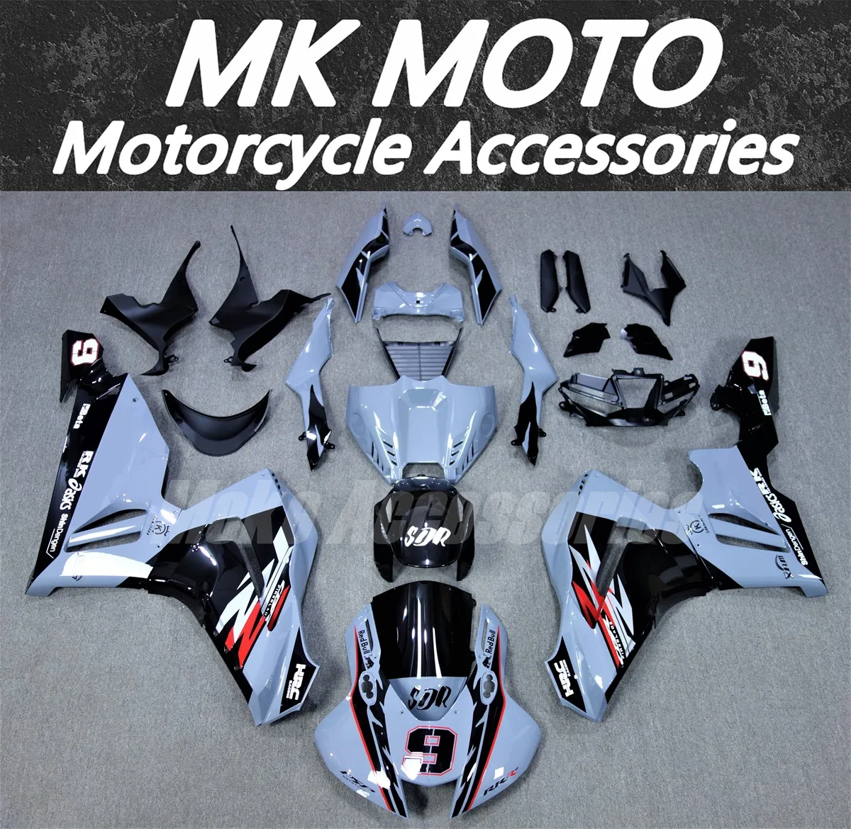 Fairings Kit Fit For CBR1000RR-R 2020 2021 2022 2023 2024 2025 Fireblade SP Bodywork Set High Quality Injection Abs Black Gray