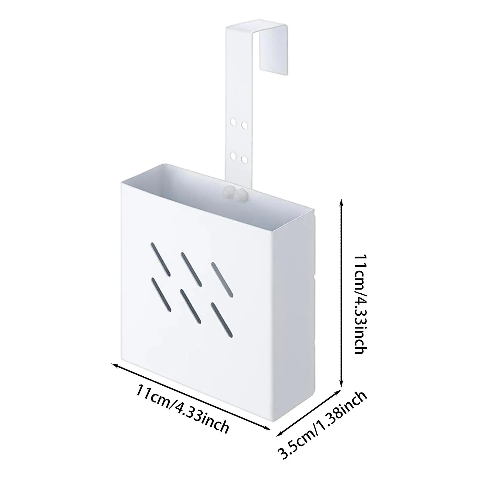 حامل تنظيف خزان المرحاض من الفولاذ المقاوم للصدأ، تركيب سريع مع خطاف قابل للتعديل، حافة وعاء المرحاض #6