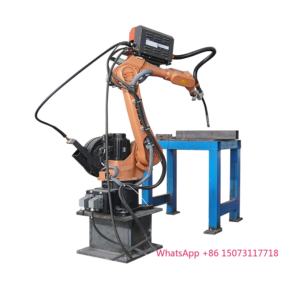 6 محاور طول الذراع 1600 مم ذراع الروبوت آلة لحام آلي صناعية أوتوماتيكية