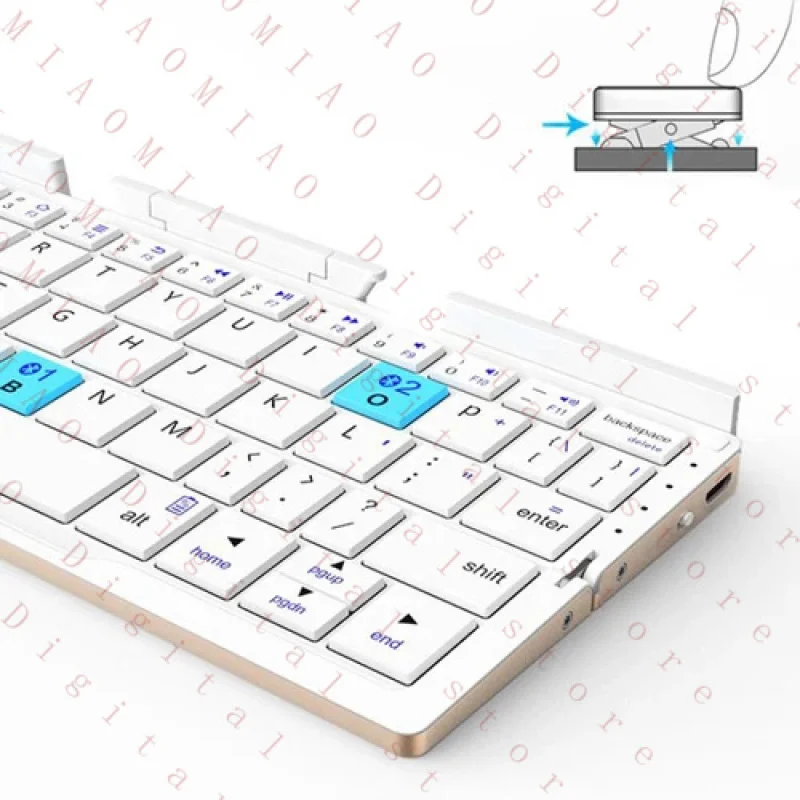 RY  BOW HB199 Foldable Mini Bluetooth Keyboard For HUAWEI Mate XT Ultimate Mate X5 view 4
