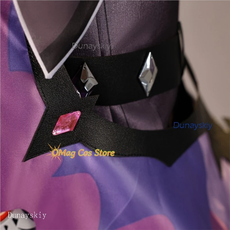 عيد الميلاد تأثيري أنيمي جينشين تأثير دورين تأثيري حلي أنيمي لعبة شخصية لعب الأدوار الزي الملحقات المعدنية هالوين د #5