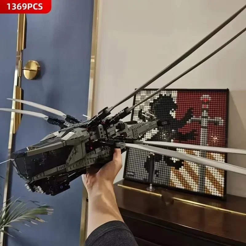 

1369PCS Dune Royal Atreides Beast Ornithopter Plane Building Kit Ornithopter Plane Toy Model Best Gift for Kids and Adults