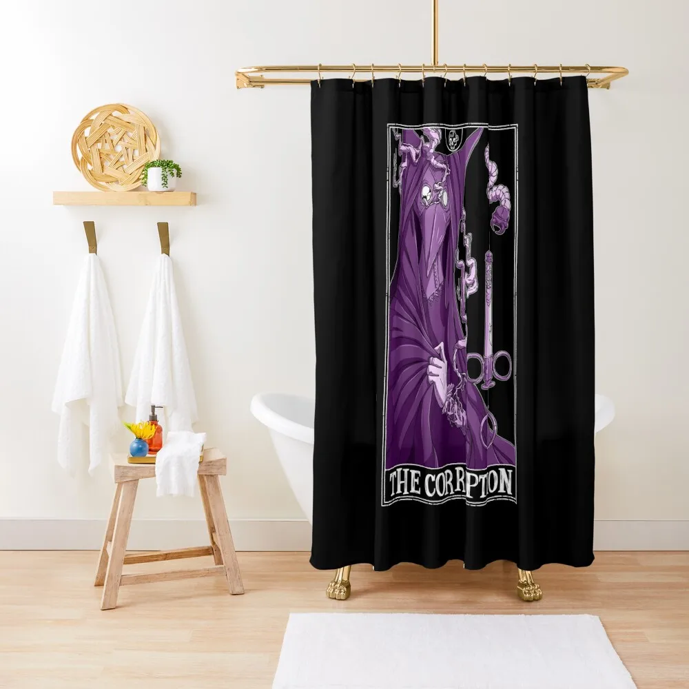 

The Corruption "Tarotesque" - (Dark) Shower Curtain Shower For Bathrooms Bathroom Accessories Cute Shower Curtain