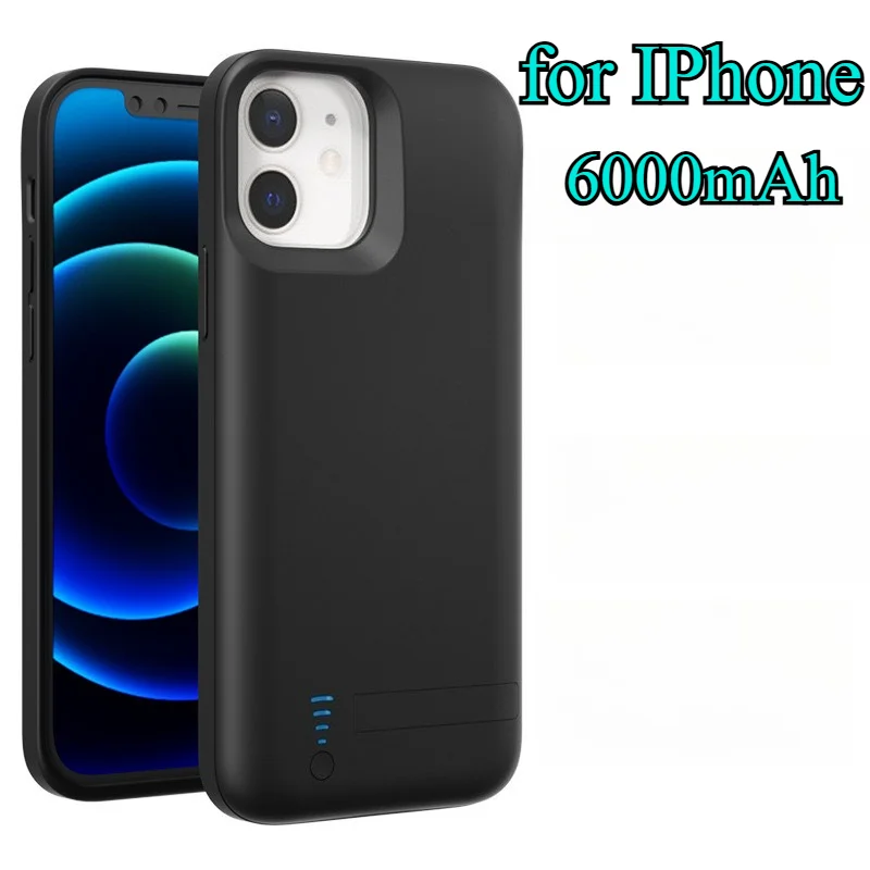 

6000mAh Magnetic Wireless Charging for IPhone 16/15/14/13/12/11/XSlim Portable Power Bank with Fast Charge LED Battery Indicator