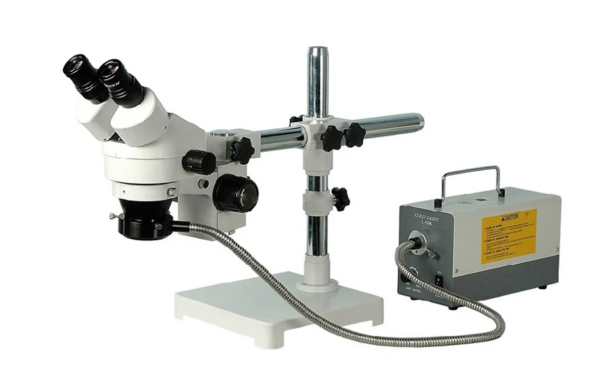 L-150A-1 Single Optical Fiber Cold Light Source Microscope Auxiliary Illumination With 150W Halogen Lamp