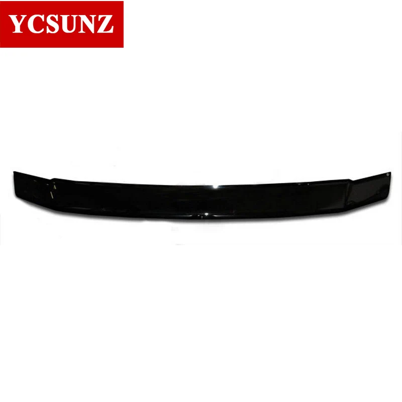 ABS Car Bonnet Guard For Mitsubishi Pajero 2008 2009 2010 2011 2012 2013 2014 2015 Black Bug Shield Bonnet Accessories