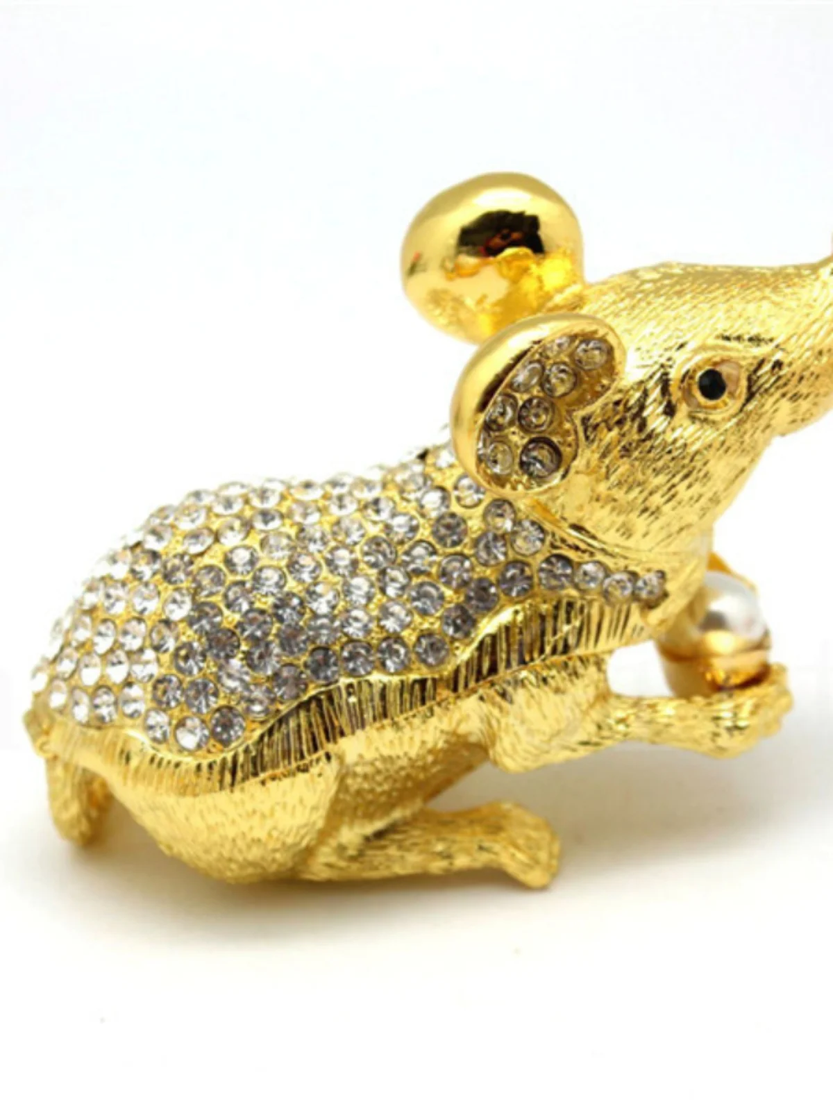 Zodiac mouse decoration box, holding money to attract wealth, Feng Shui small ornament