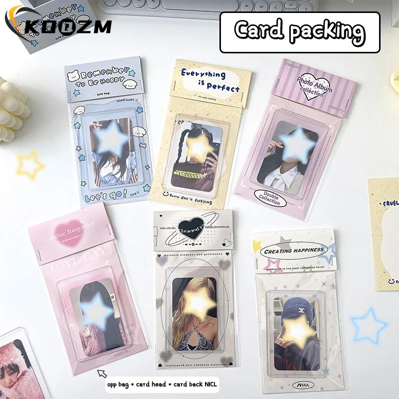 10PCS Beautiful Gentle Card Head Card Back Packaging Material Gift DIY Paper Art Supplies