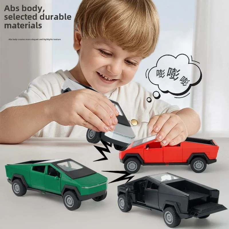 Christmas gift pickup model toy car boy simulation 2024 children's car model detachable car model