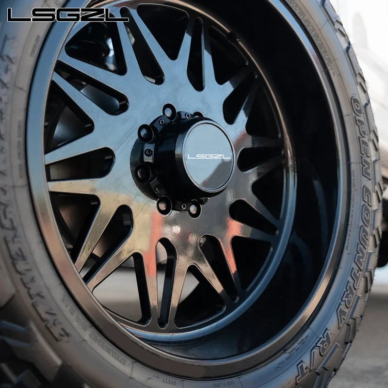 Lsgzl Forged Deep Dish Custom Alloy Super Single 18-30 Inch 6x139.7 8x180 for C10 silverado F250 Pickup Truck Wheel Pick up Rim