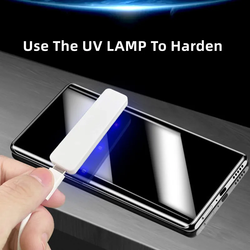 UV Screen Protector For Samsung Galaxy S24 S23 Ultra S22 Plus UV HD Hydrogel Film For Sam S23 S22 S21 S20 NOTE 10 Plus Note 20