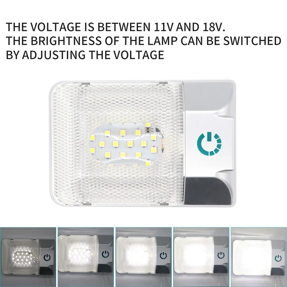 

24 светодиода потолочный светильник внутренний с одним куполом потолочные светильники для автофургона, лодки, кемпера, прицепа