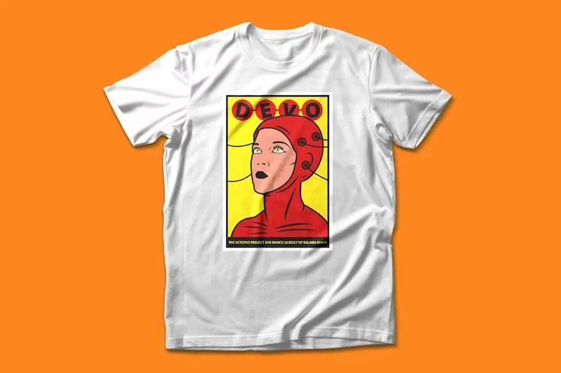 Devo Band T shirt All Size S to 5XL