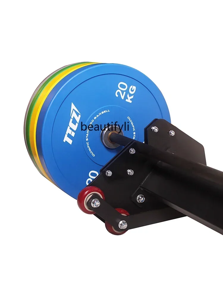 lt Heavy duty barbell pick, heavy lifting deadlift barbell fast change, professional draggable barbell car