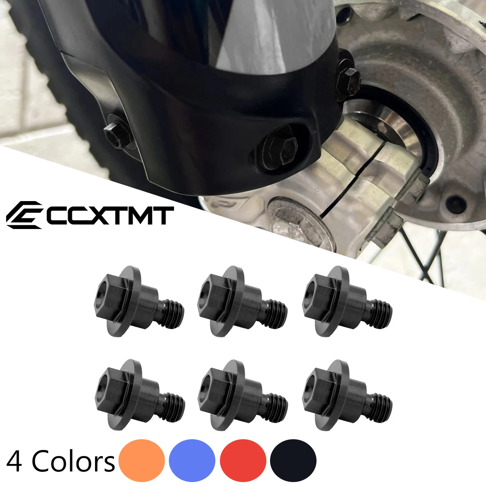 Motorcycle M6*12 Screws Fork Guard Bolt For KTM EXC EXCF SX SXF XC XCF XCW For Husqvarna TC TE TX FC For Yamaha YZ WR 2000-2022