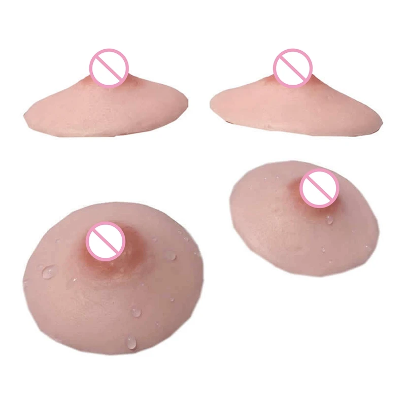 Women Silicone Bust Lift Up Reusable Self-adhesive Strapless Invisible Bra Sticky Breast Tape Nipple Cover Bra Pads