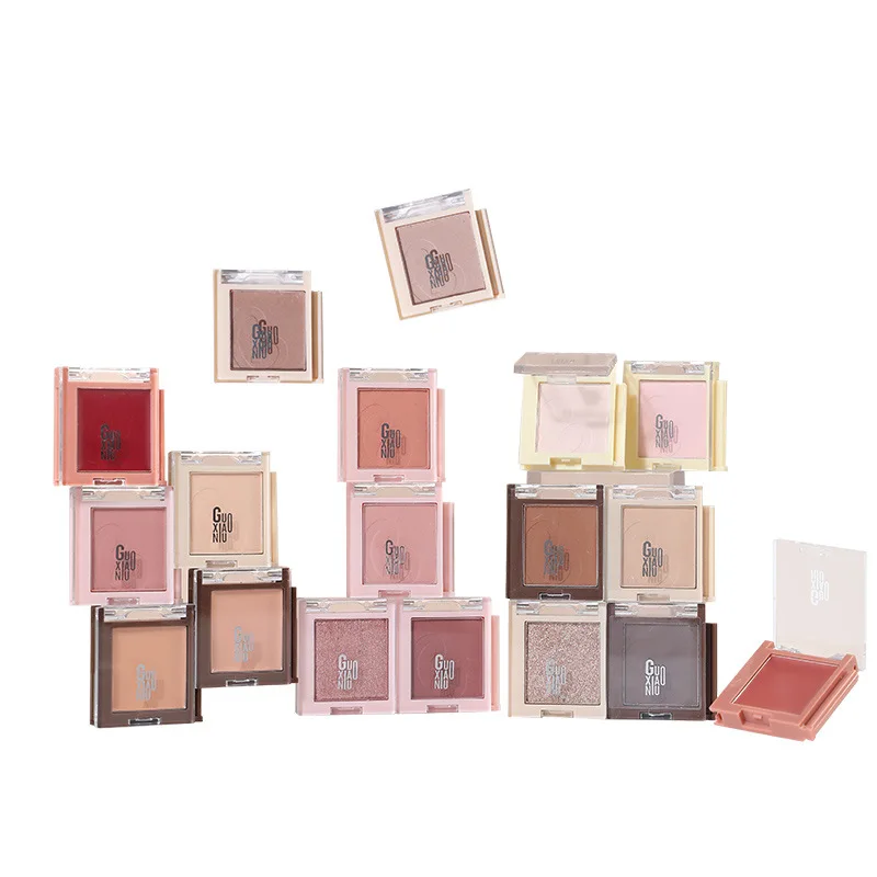 

Guo Xiaoniu Makeup Palette 3-in-1 - Highlighter Blush Eyeshadow Contour Concealer Customizable Kit